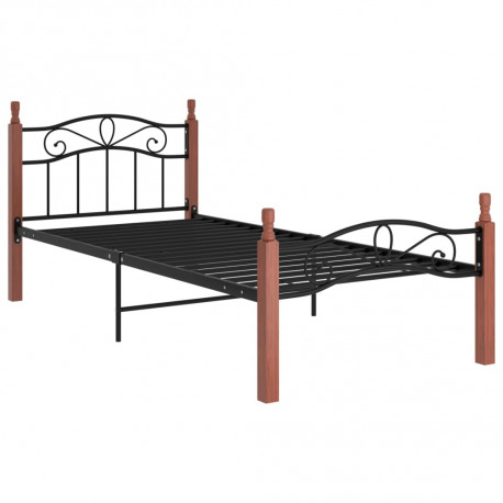 stradeXL Bed Frame Black...