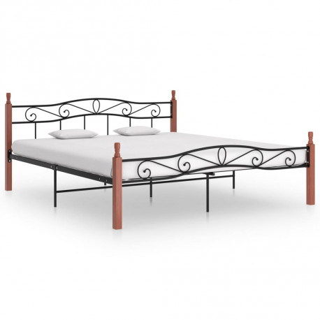 stradeXL Bed Frame Black...