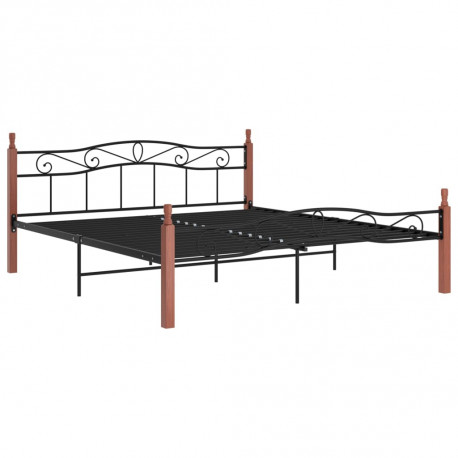 stradeXL Bed Frame Black...