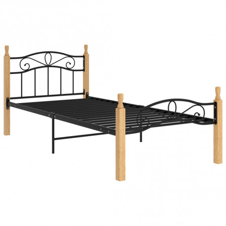 stradeXL Bed Frame Black...