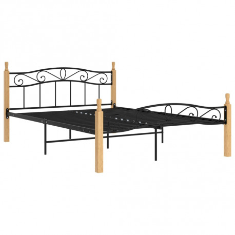 stradeXL Bed Frame Black...