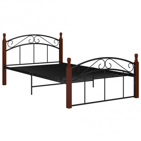 stradeXL Bed Frame Black...