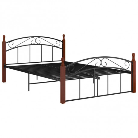 stradeXL Bed Frame Black...