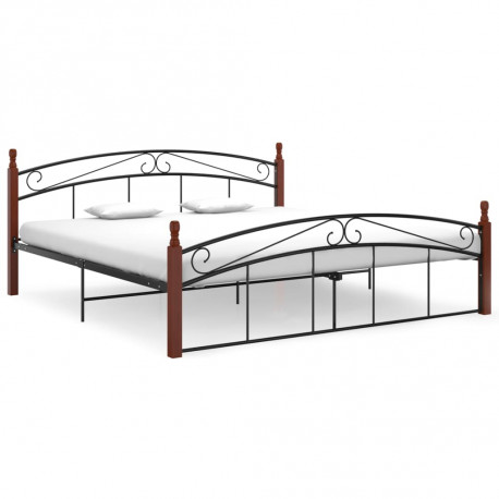 stradeXL Bed Frame Black...