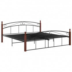 stradeXL Bed Frame Black...