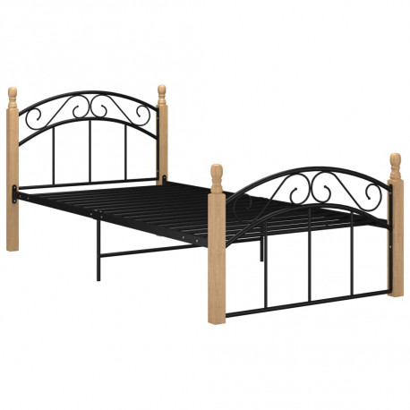 stradeXL Bed Frame Black...