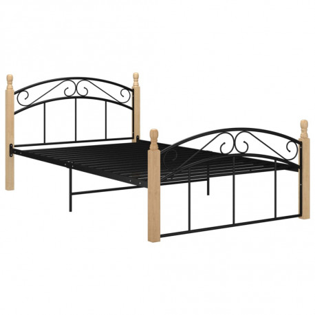 stradeXL Bed Frame Black...