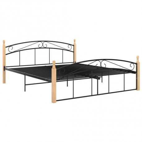 stradeXL Bed Frame Black...