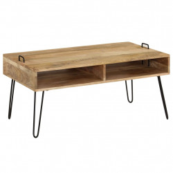 stradeXL Coffee Table Solid...
