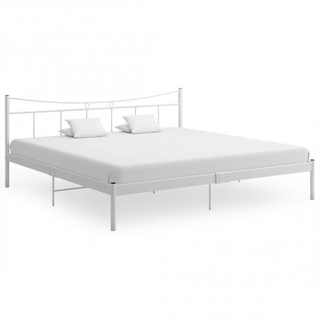 stradeXL Bed Frame White...