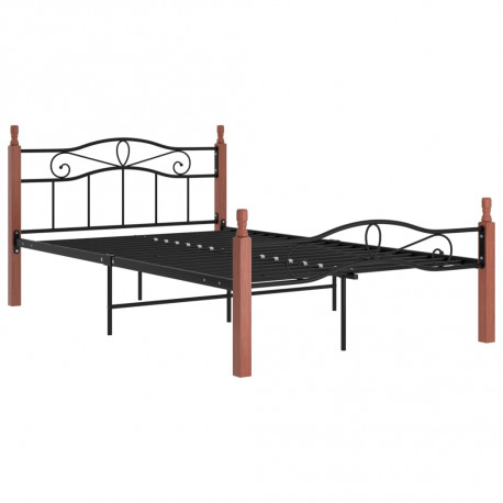 stradeXL Bed Frame Black...